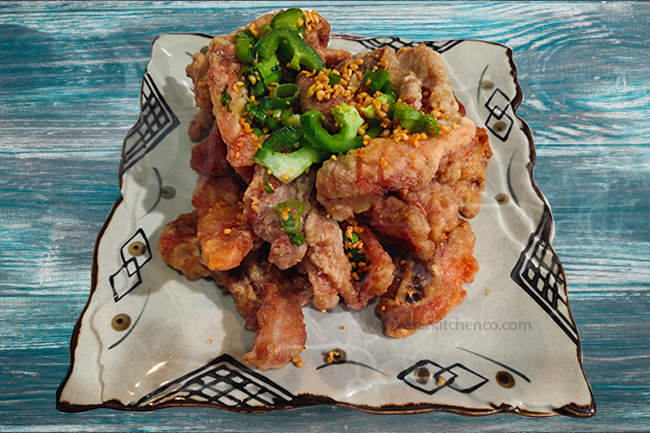 Air Fryer Chinese Salt and Pepper Pork Chops - This Old Gal